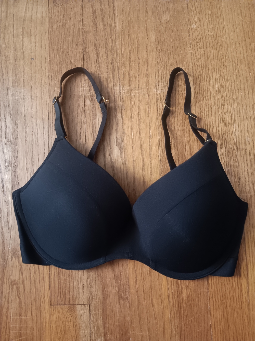NWT Lively Black Lightly Padded Convertible Bra 34DD Style #45430